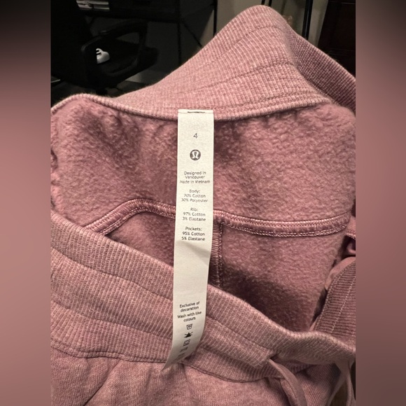 PINK LULU SWEAT PANTS - Picture 2 of 3